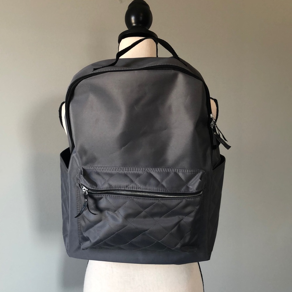 Grey backpack